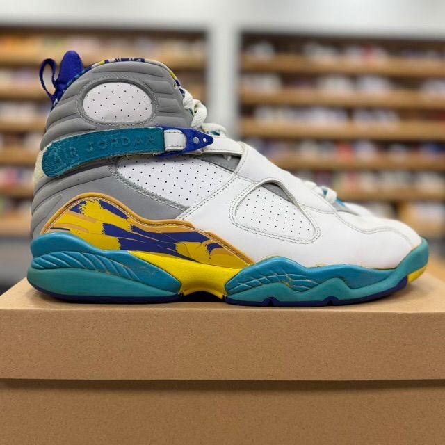 Jordan 8 Retro White Aqua (2007) (Women's) - Preowned