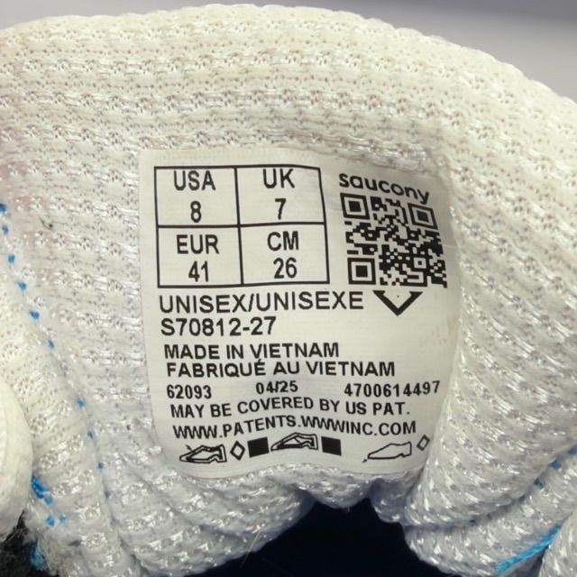 Saucony Ride Millennium (White Diva Blue) - Preowned