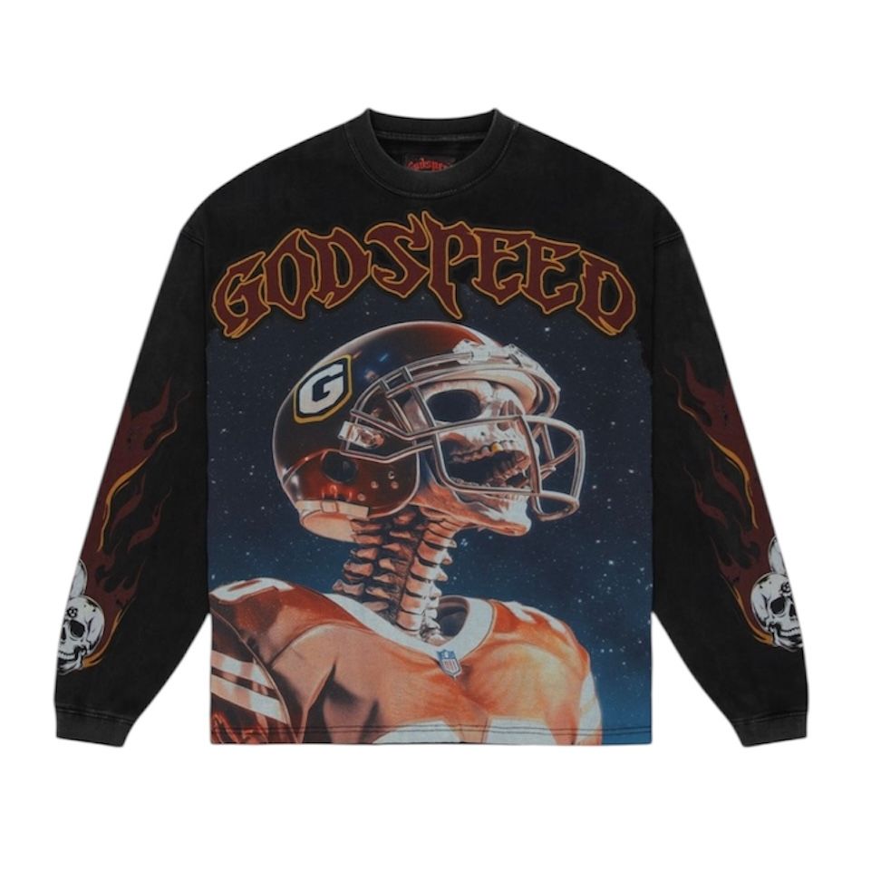 Godspeed Moral L/S Tee (Black Wash)
