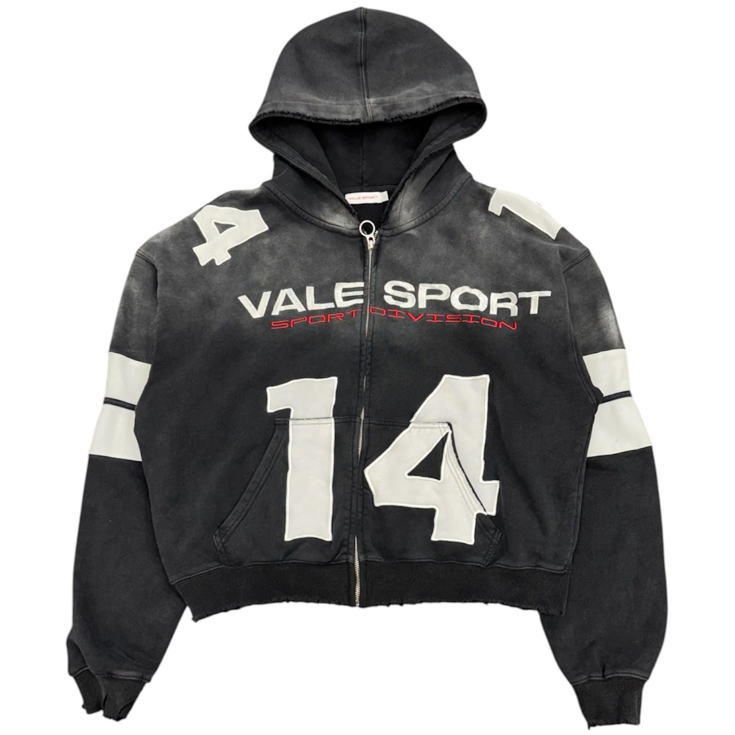 Vale Forever Jerzee Zip-Up Hoodie (Black) - Preowned