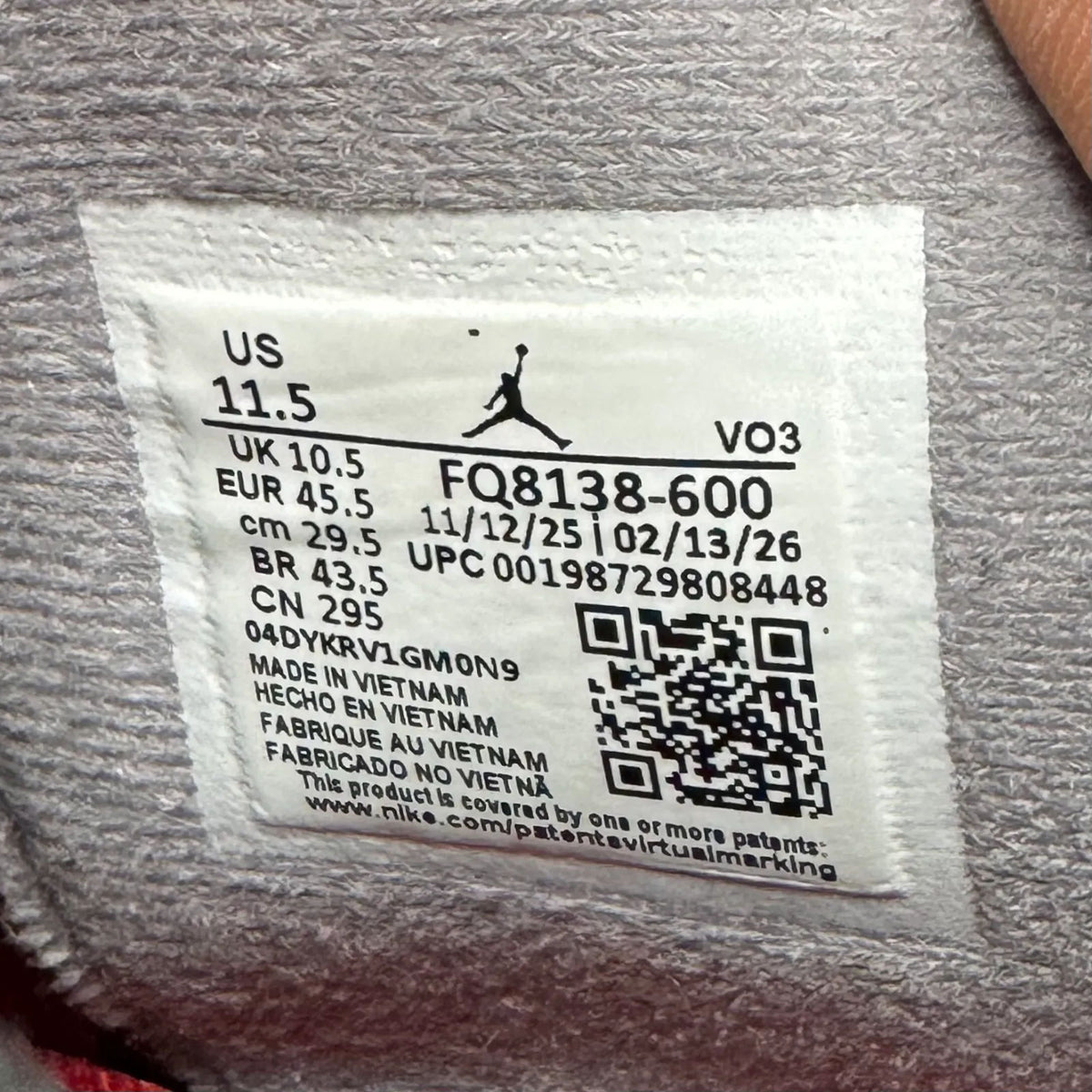 Jordan 4 Retro Toro Bravo (2026) - Preowned