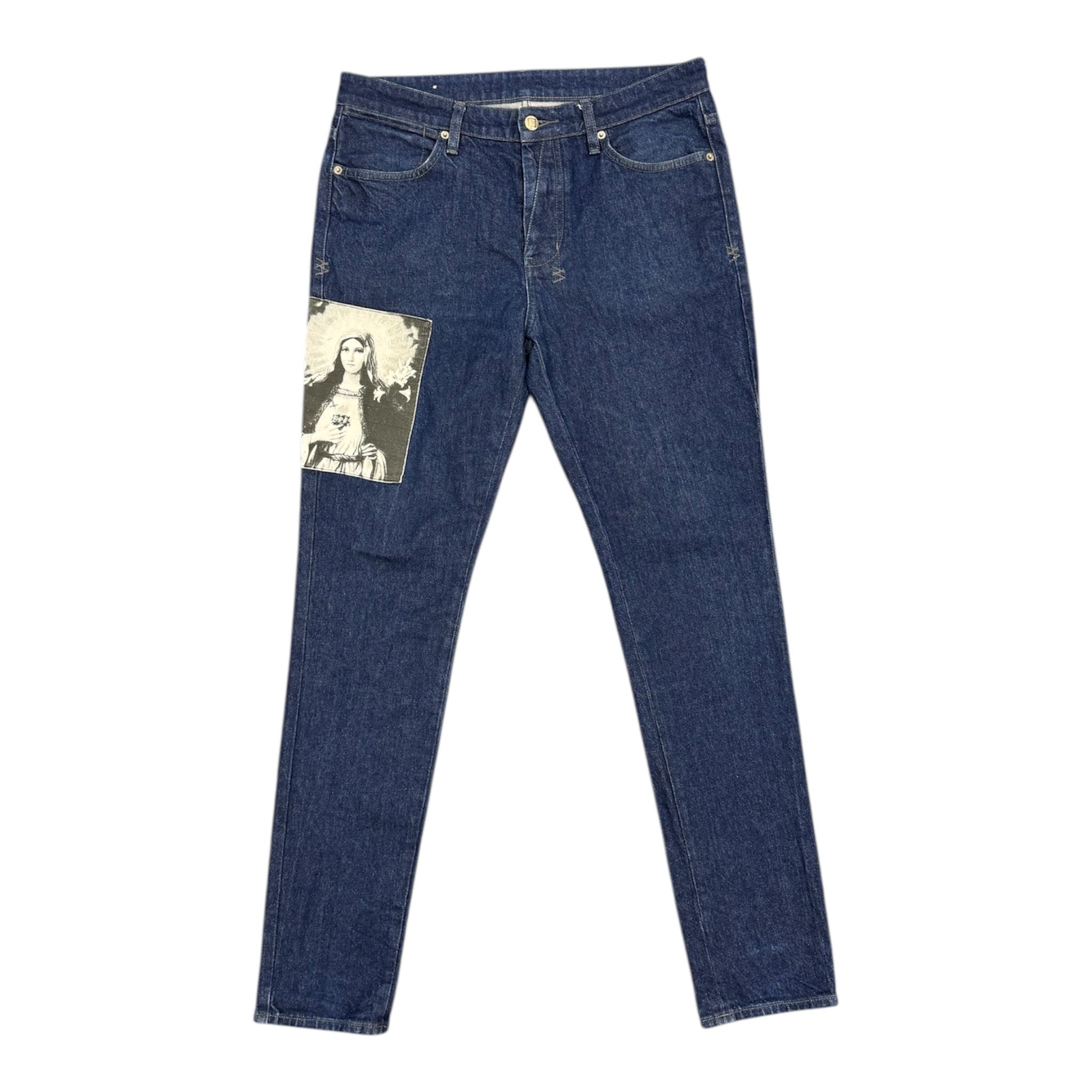 Ksubi Saint Patchwork Jean (Blue) - Preowned