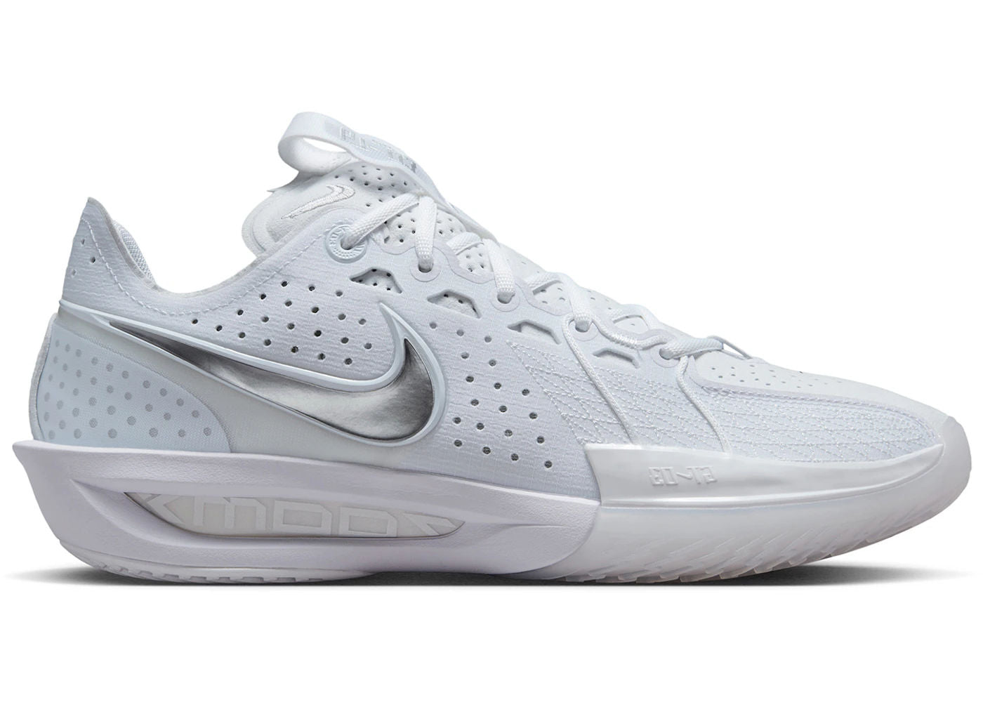 Nike Air Zoom GT Cut 3 TB White Metallic Silver - Preowned