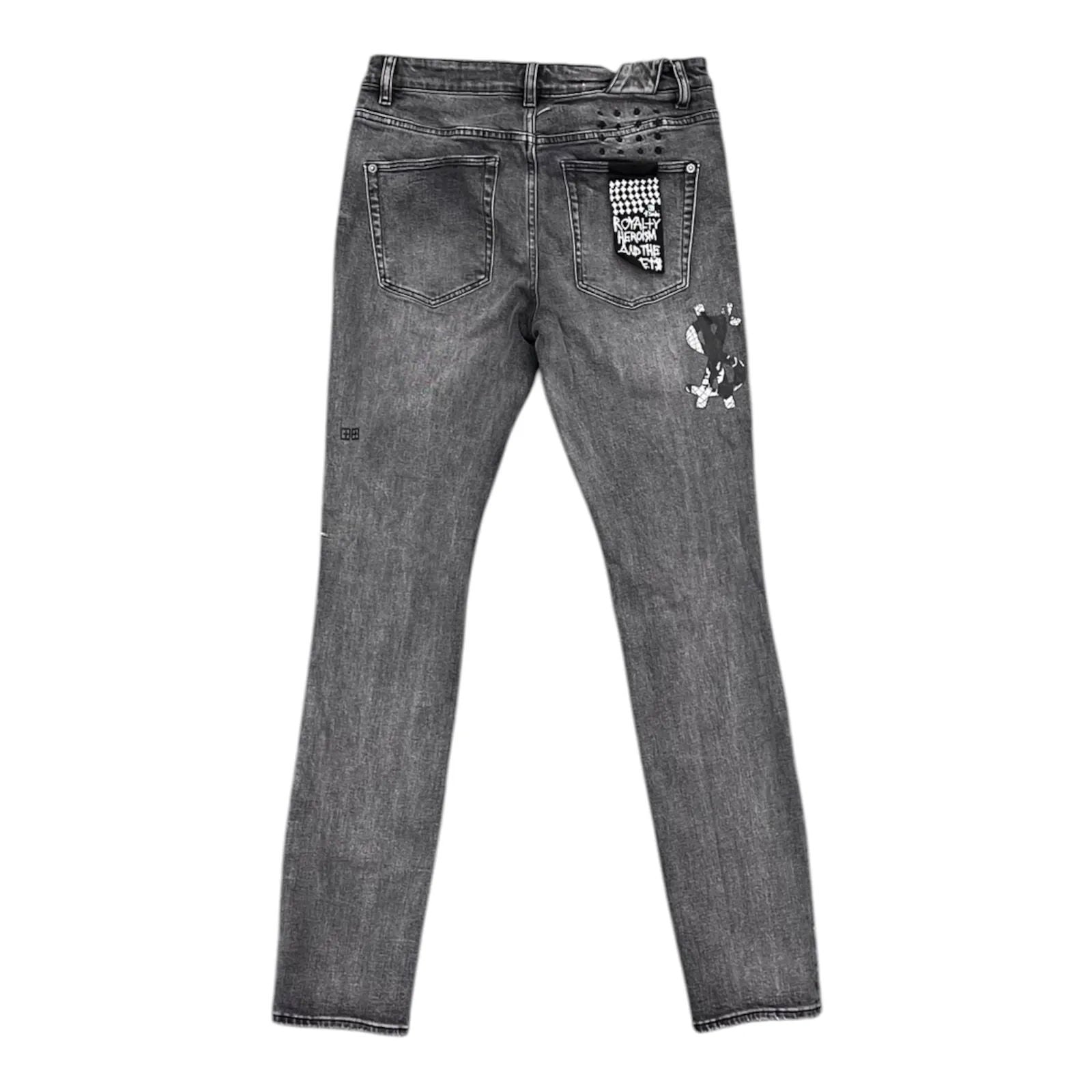 Ksubi Chitch Dusted Dome Jean (Grey) - Preowned