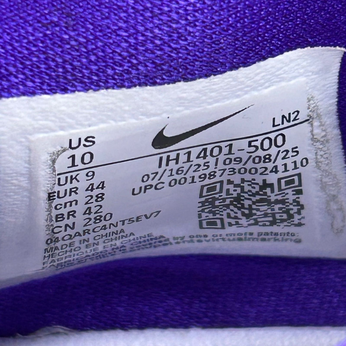 Nike Kobe 9 EM Low Protro TB Purple Dynasty - Preowned