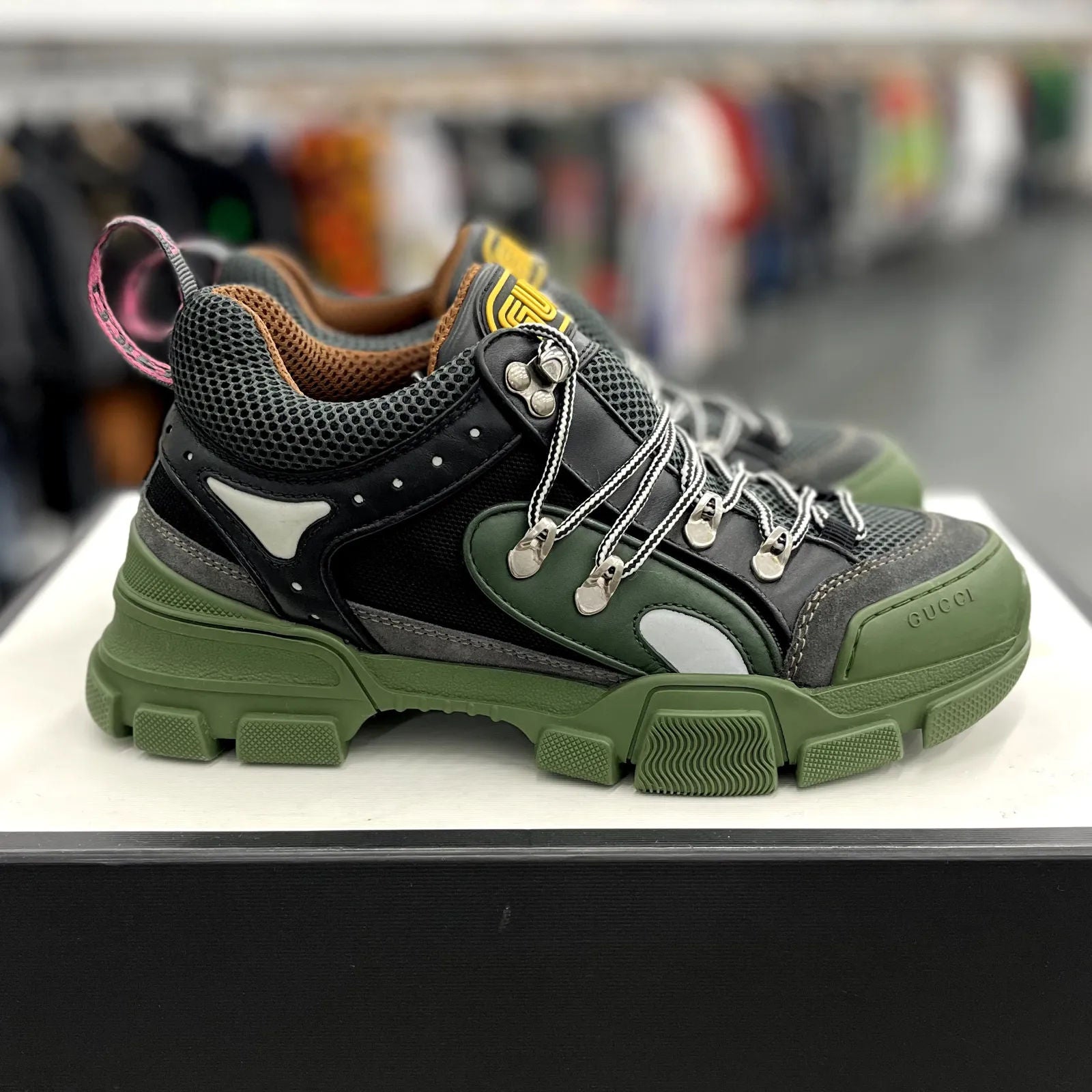 Gucci Flashtrek SEGA Green - Preowned