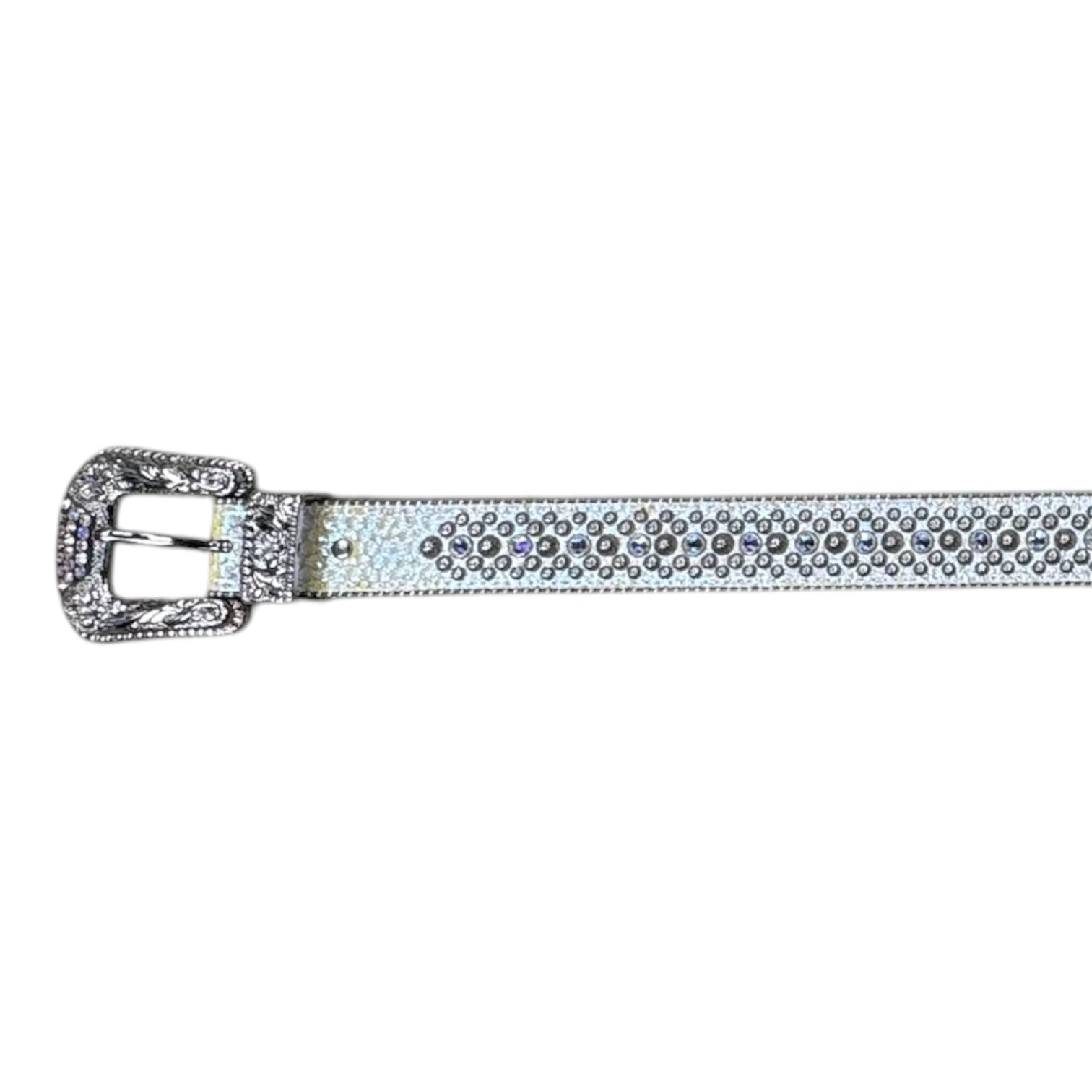 B.B. Simon Python Crystal Belt (Iridescent) - Preowned