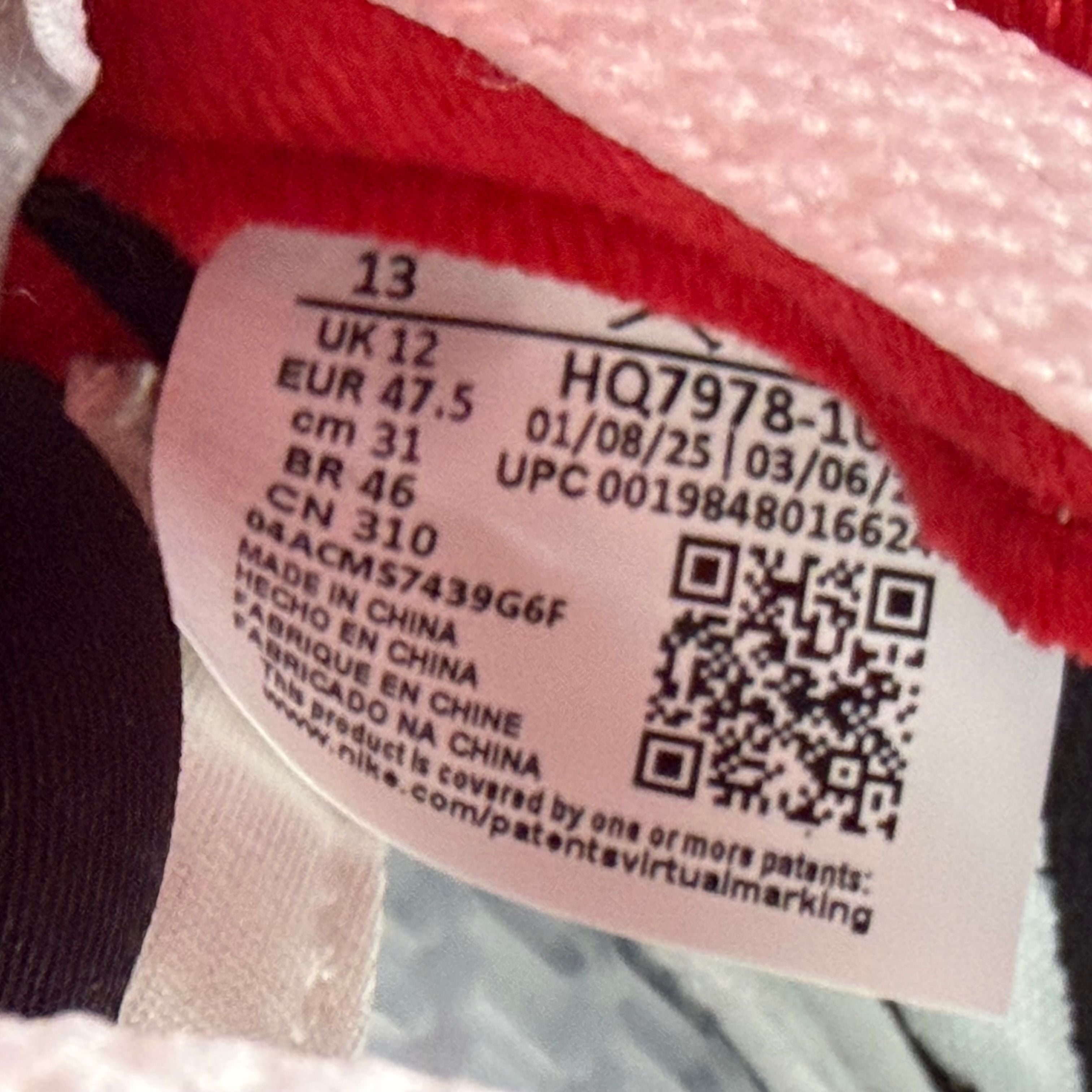 Jordan 5 Retro Fire Red Black Tongue (2025) - Preowned