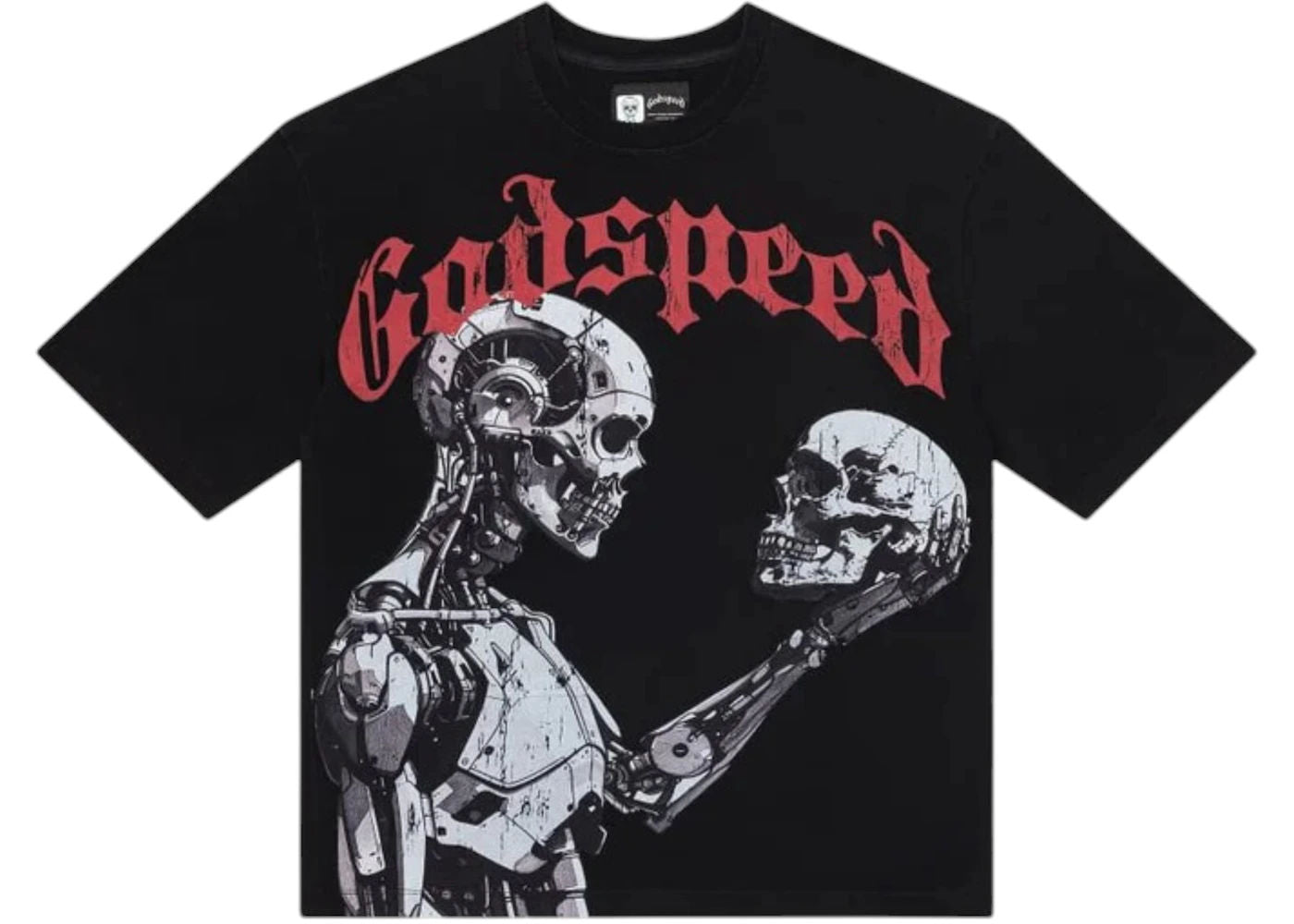 Godspeed Mankind vs AI III T-shirt Black/Red - Preowned