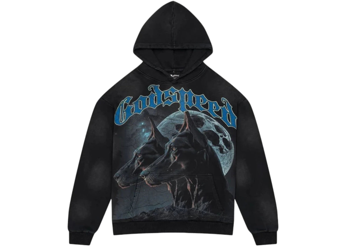 Godspeed F.T.D Hoodie Black Wash - Preowned