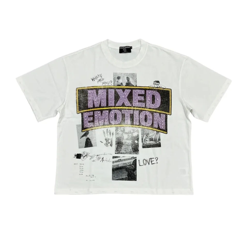 Mixed Emotion Lost Identity Tee (White)
