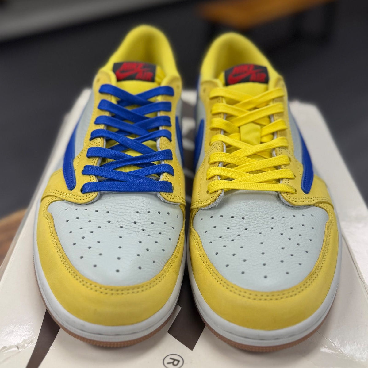 Jordan 1 Retro Low OG SP Travis Scott Canary (Women's) - Preowned