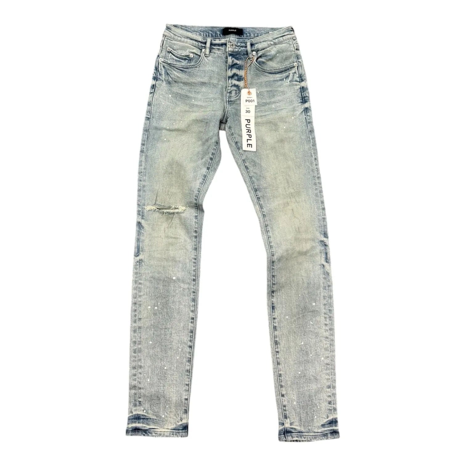 Purple Brand Worn Light Indigo Reflective