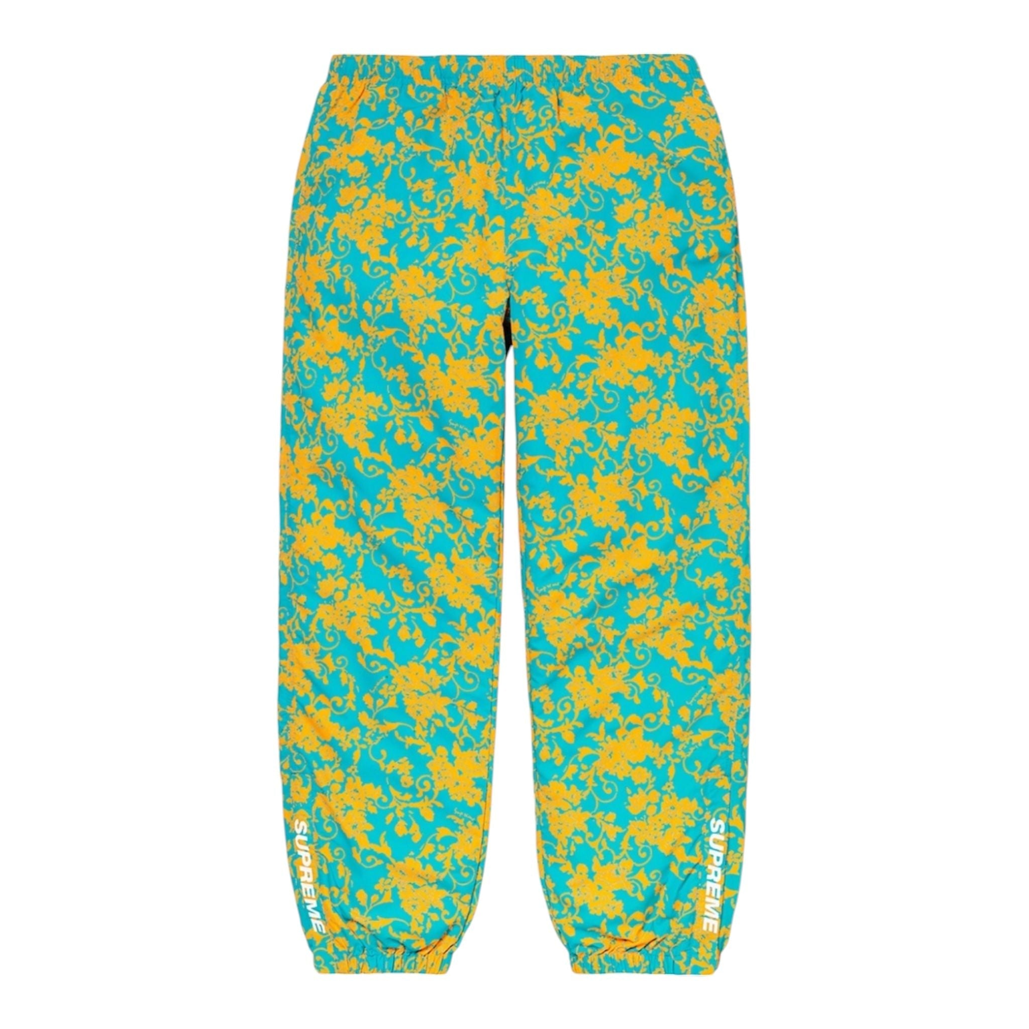 Supreme Warm Up Pant Teal Floral
