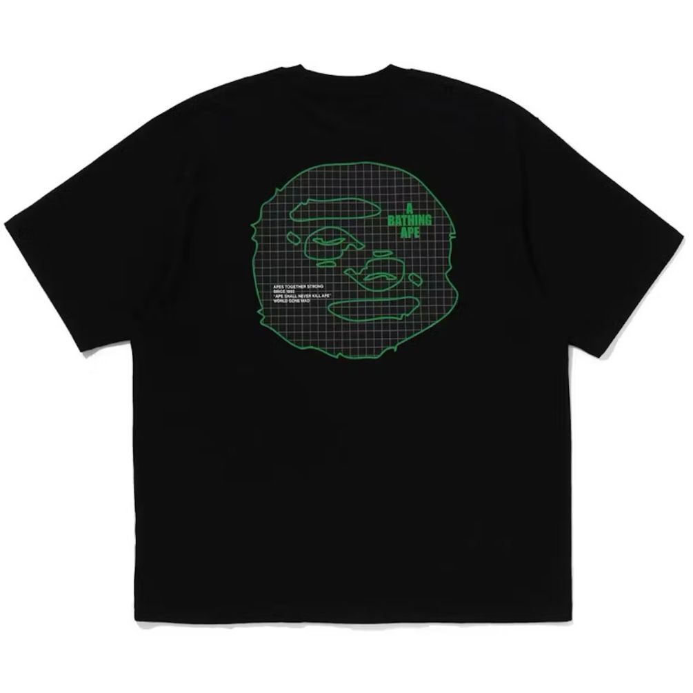 BAPE Ape Head Bape Relaxed Fit Tee (Black) - Preowned