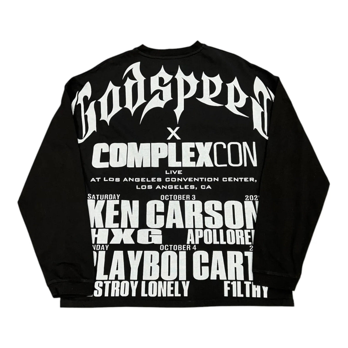 Godspeed Complexcon L/S Tee (Black)