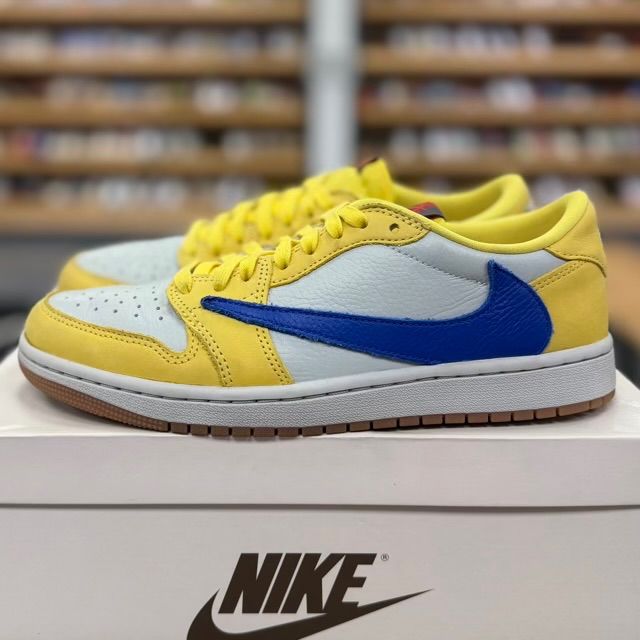 Jordan 1 Retro Low OG SP Travis Scott Canary (Women's) - Preowned