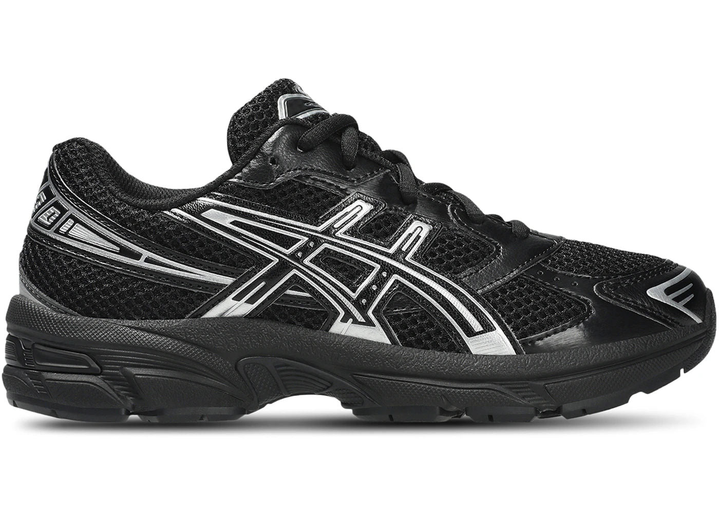 ASICS Gel-1130 Black Pure Silver (GS) - Preowned