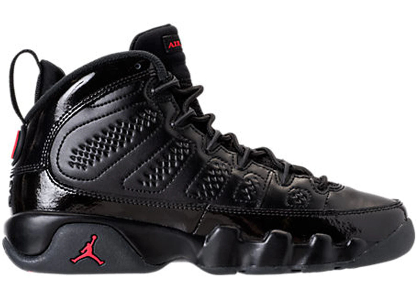 BRAND NEW STEAL - Jordan 9 Retro Bred Patent (GS)