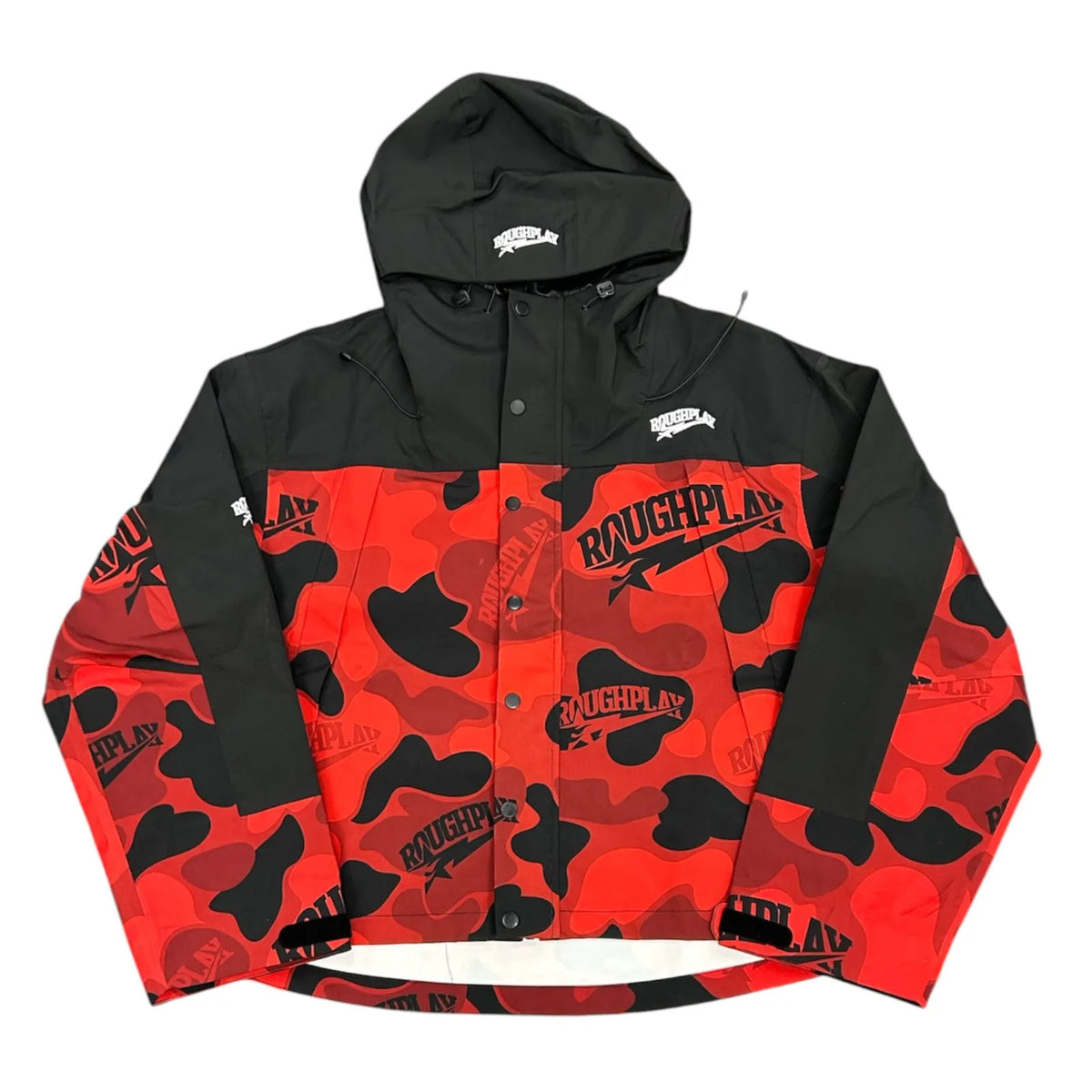 Roughplay Water Resistance Track Jacket (Red Camo)