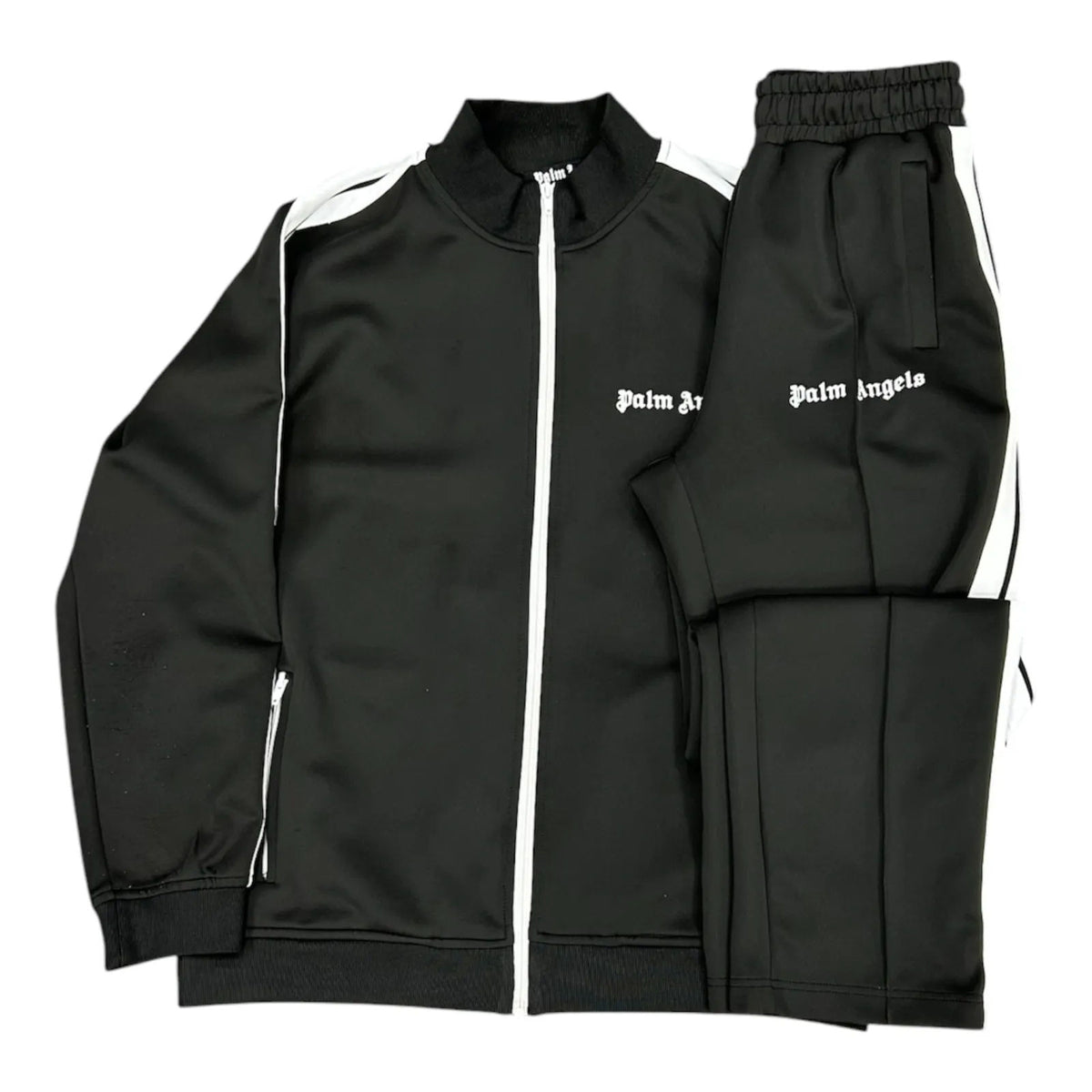 Palm Angels Track Suit (Black/White) - Preowned
