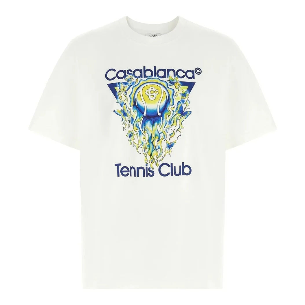 Casablanca Tennis Club Icon Tee White - Preowned