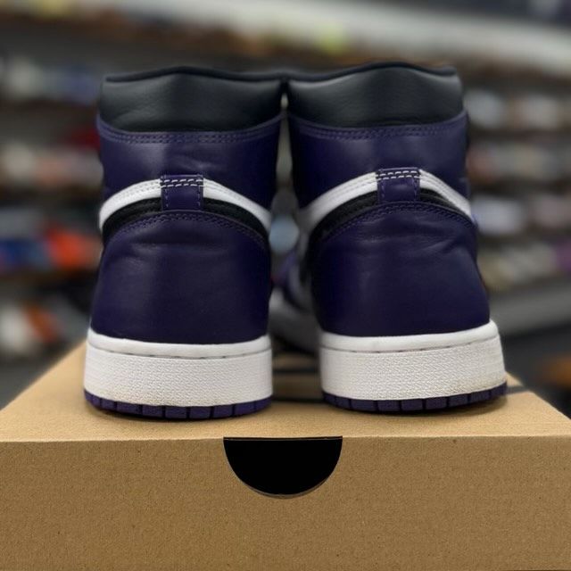 Jordan 1 Retro High Court Purple White - Preowned