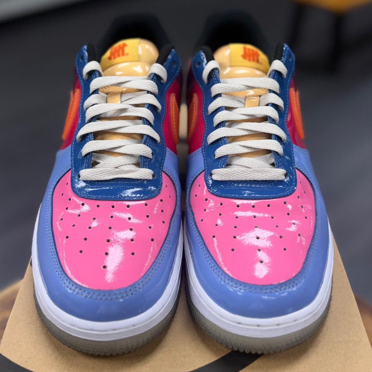 Nike Air Force 1 Low SP Undefeated Multi-Patent Total Orange - Preowned