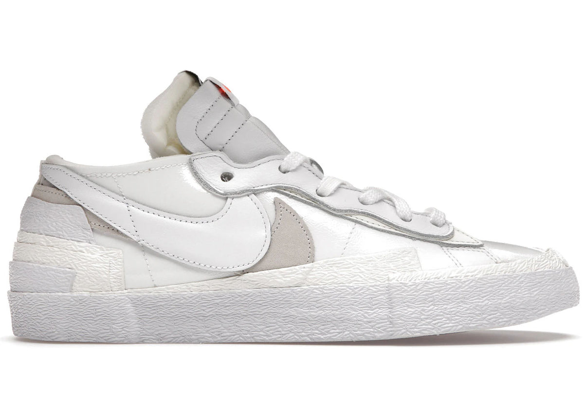 Nike Blazer Low sacai White Patent Leather - Preowned