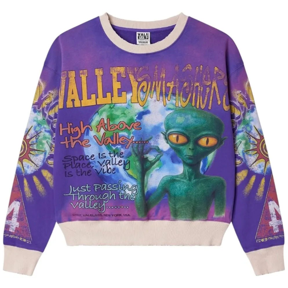 Vale Forever Space Alien Crewneck