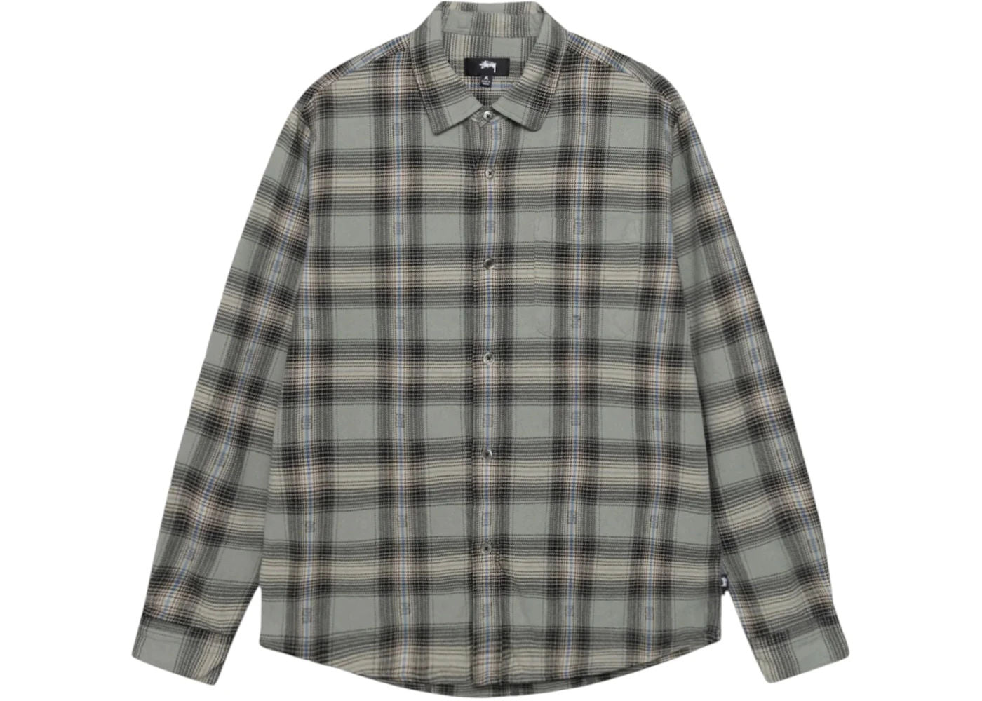 Stussy Motif Plaid Shirt Grey