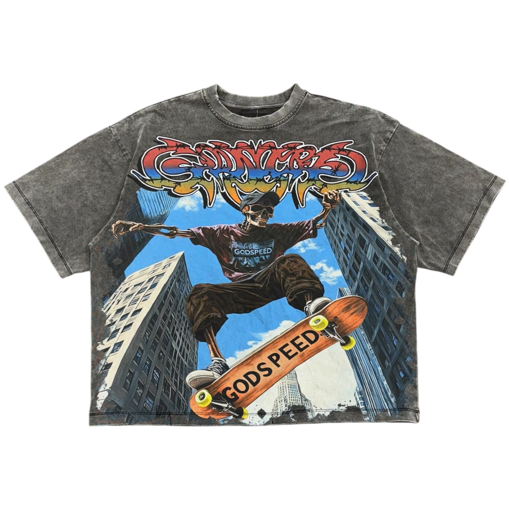 Godspeed Ollie Tee (Grey Wash) - Preowned