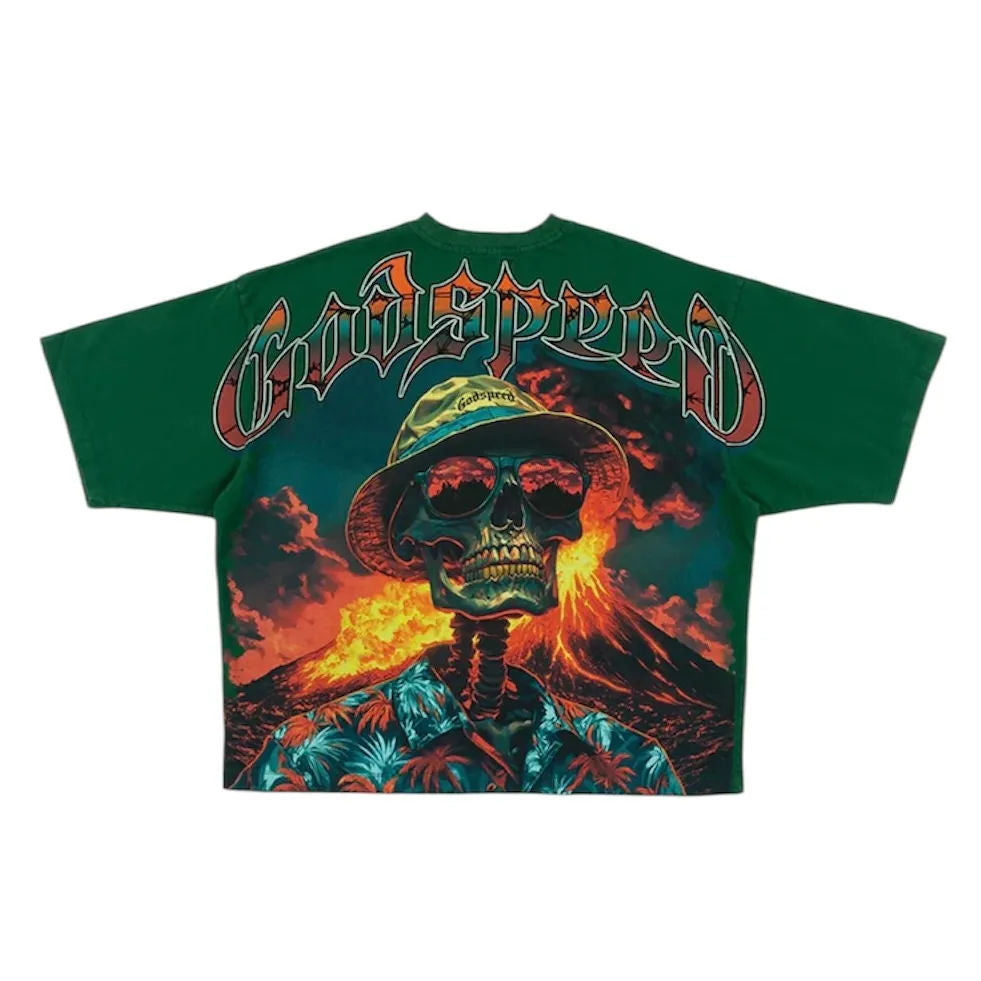 Godspeed Natural Disaster Tee (Green) - Preowned