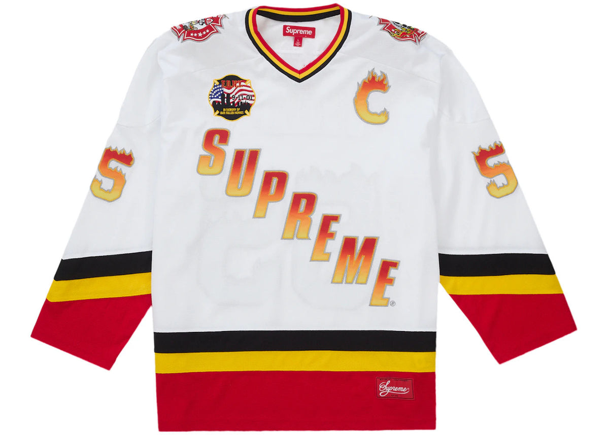 Supreme FDNY Hockey Jersey White