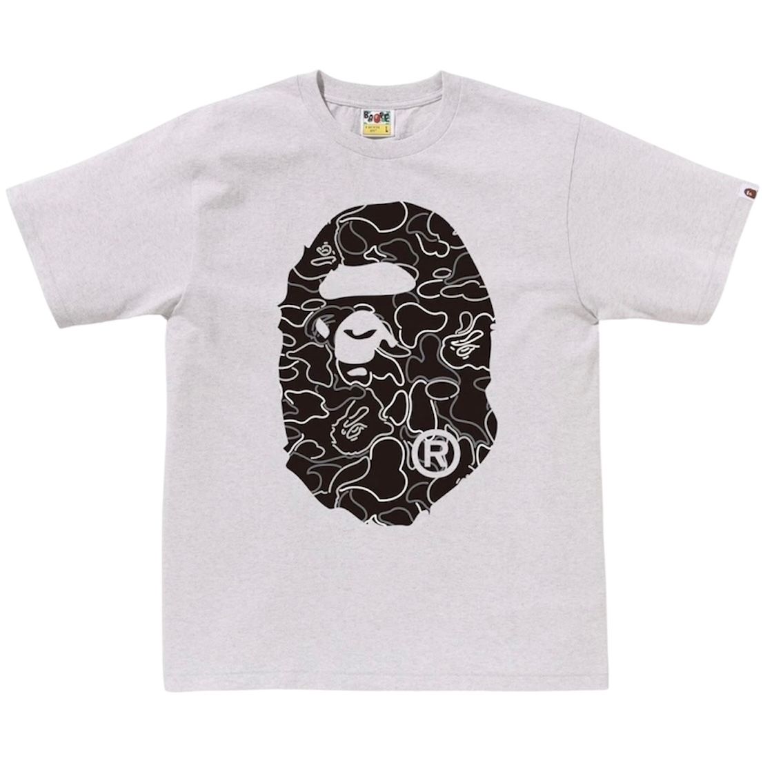 Bape Neon Camo Big Ape Tee (Gray)