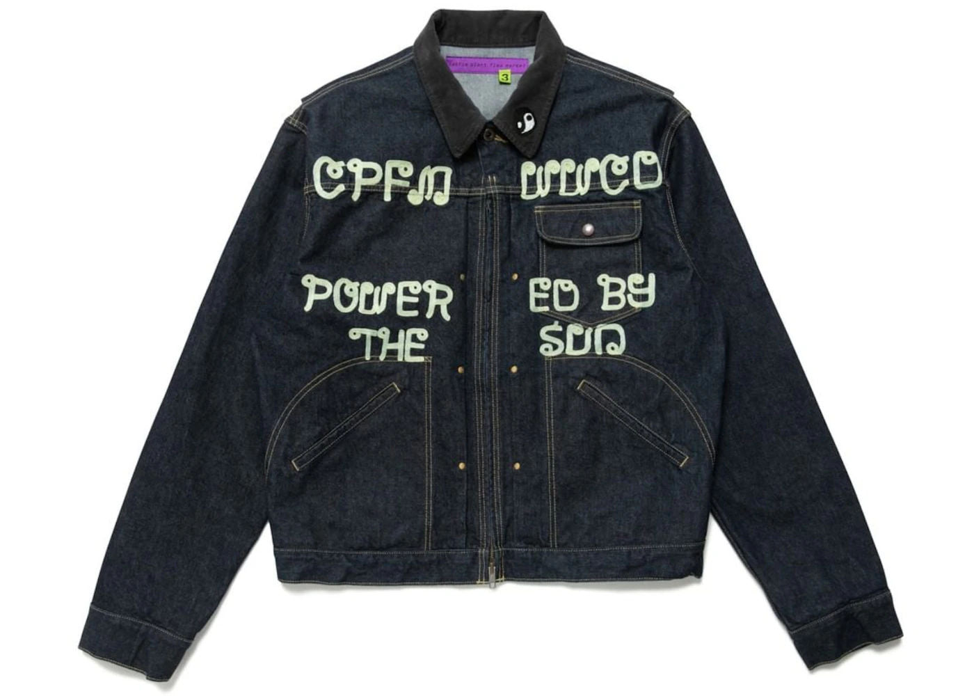 Cactus Plant Flea Market WWCD Denim Jacket Indigo - Preowned
