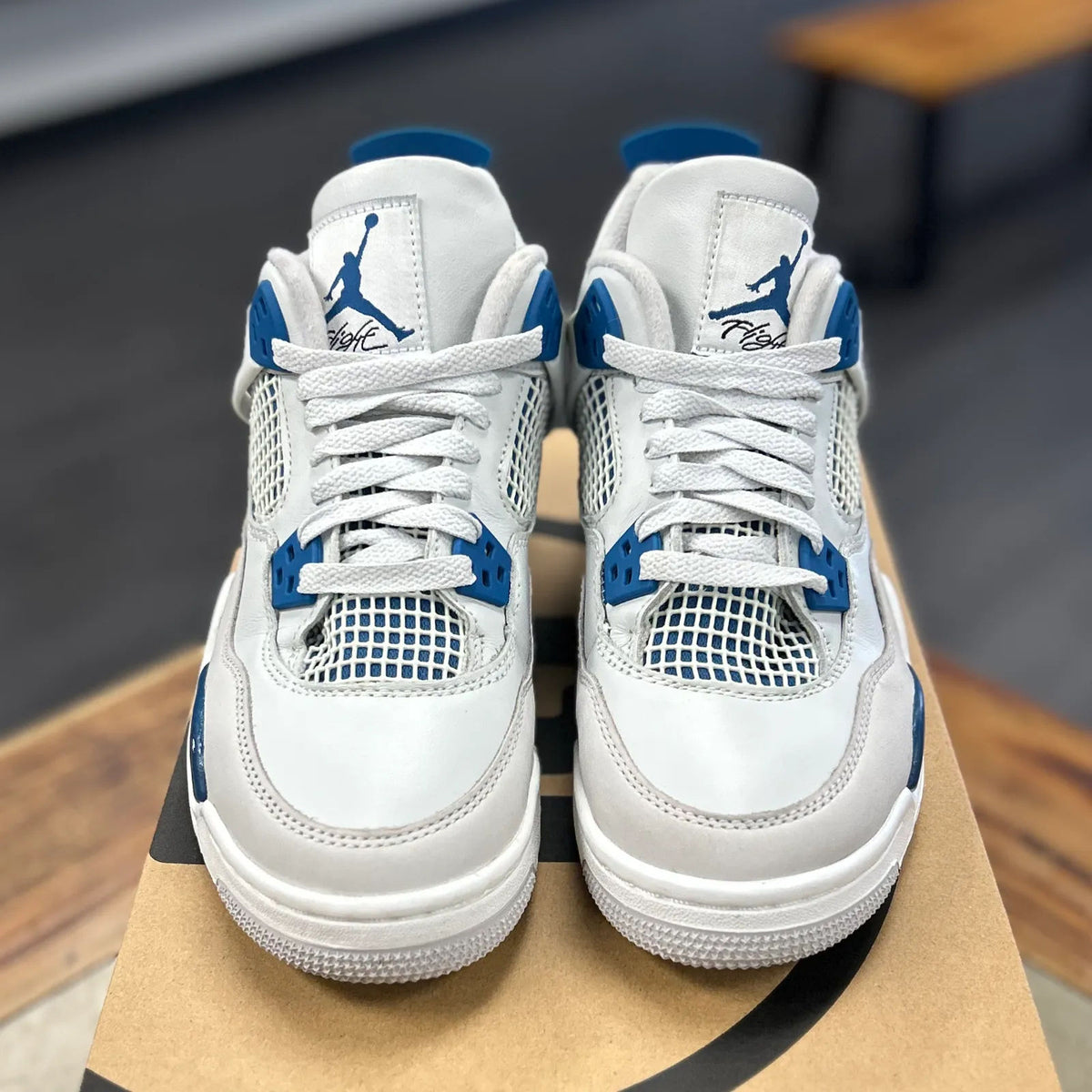 Jordan 4 Retro Military Blue (2024) (GS) - Preowned