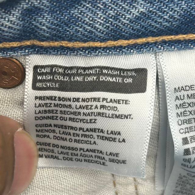 Denim Tears x Levi's Cotton Wreath Jean Light Wash - Preowned