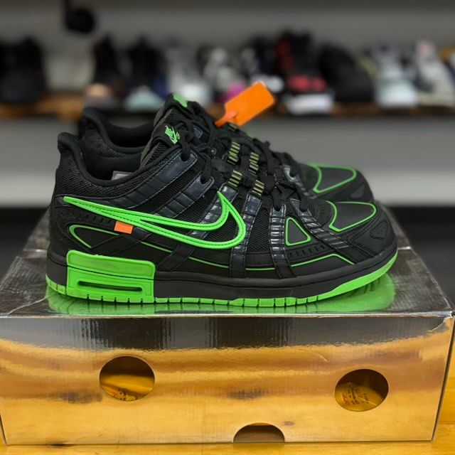 Nike Air Rubber Dunk Off-White Green Strike - Preowned