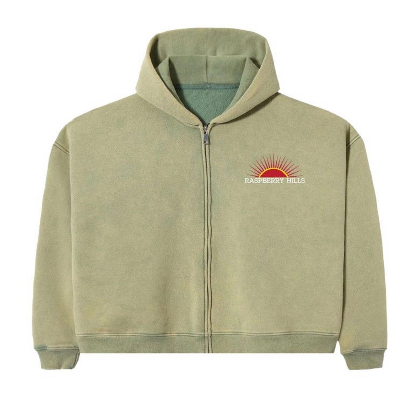 GV Gallery Raspberry Hills Casamigos Zip Up Hoodie (Green) - Preowned