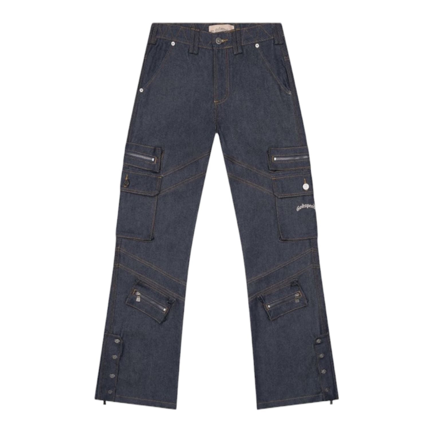 Godspeed Rockstar Flare Cargo Denim (Raw)