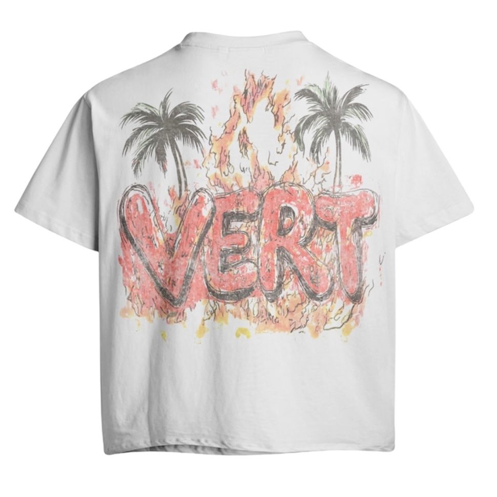 Retrovert Hollywood Tee (White/Red)