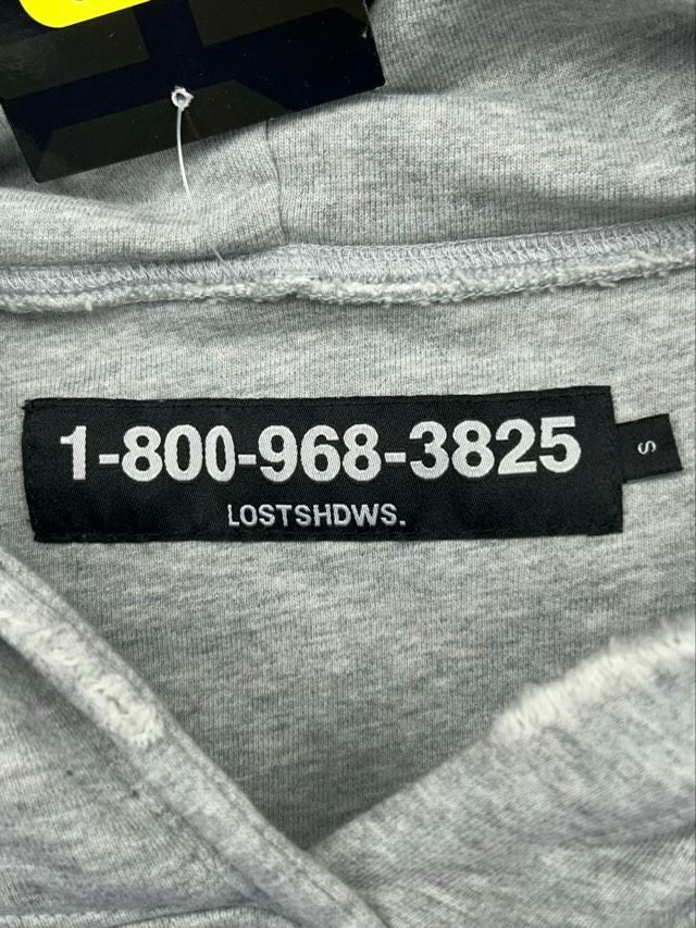Lostshdws Double Layer Distressed Sweatsuit (Heather Grey) - Preowned