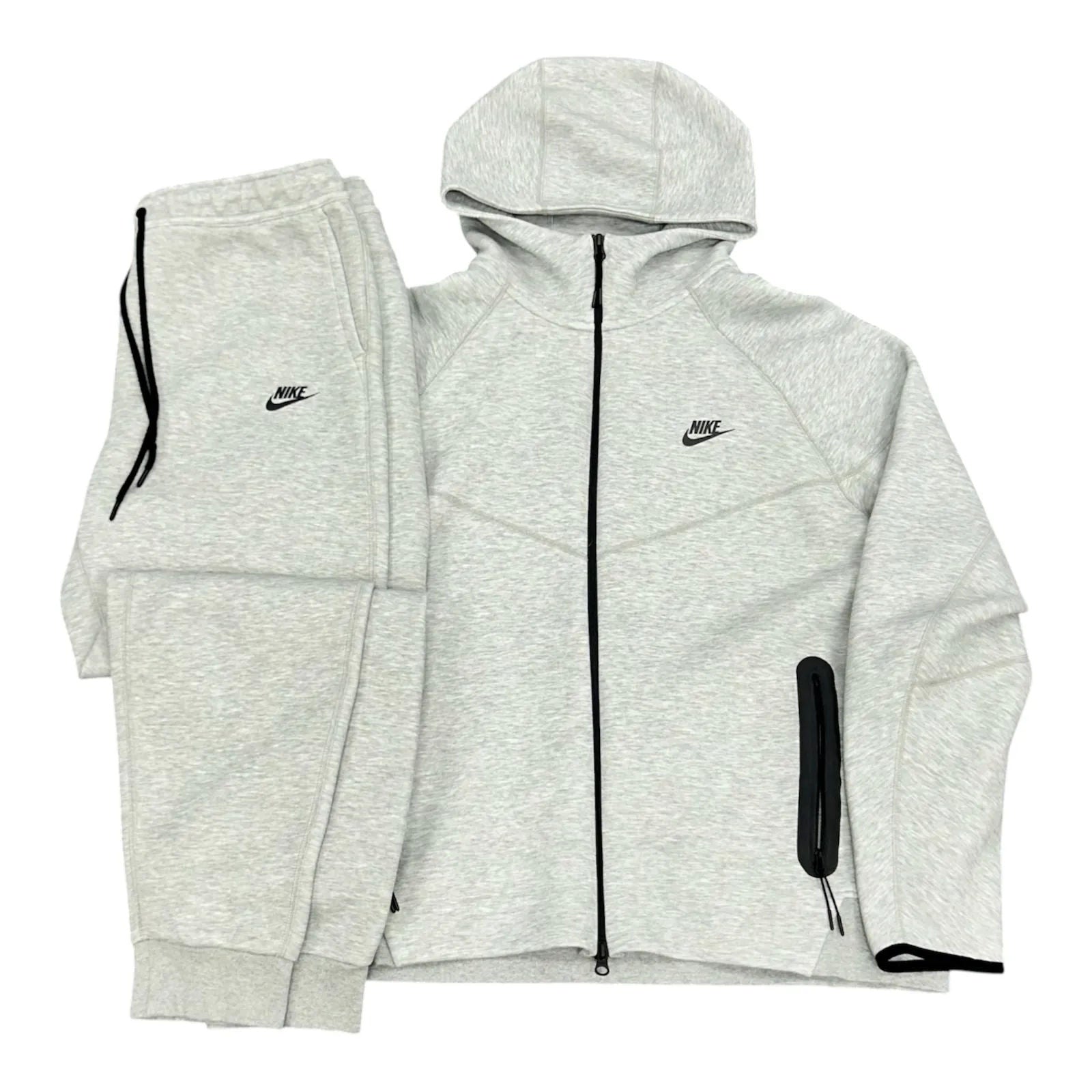 Nike Tech Sweatsuit (Heather Grey) - Preowned