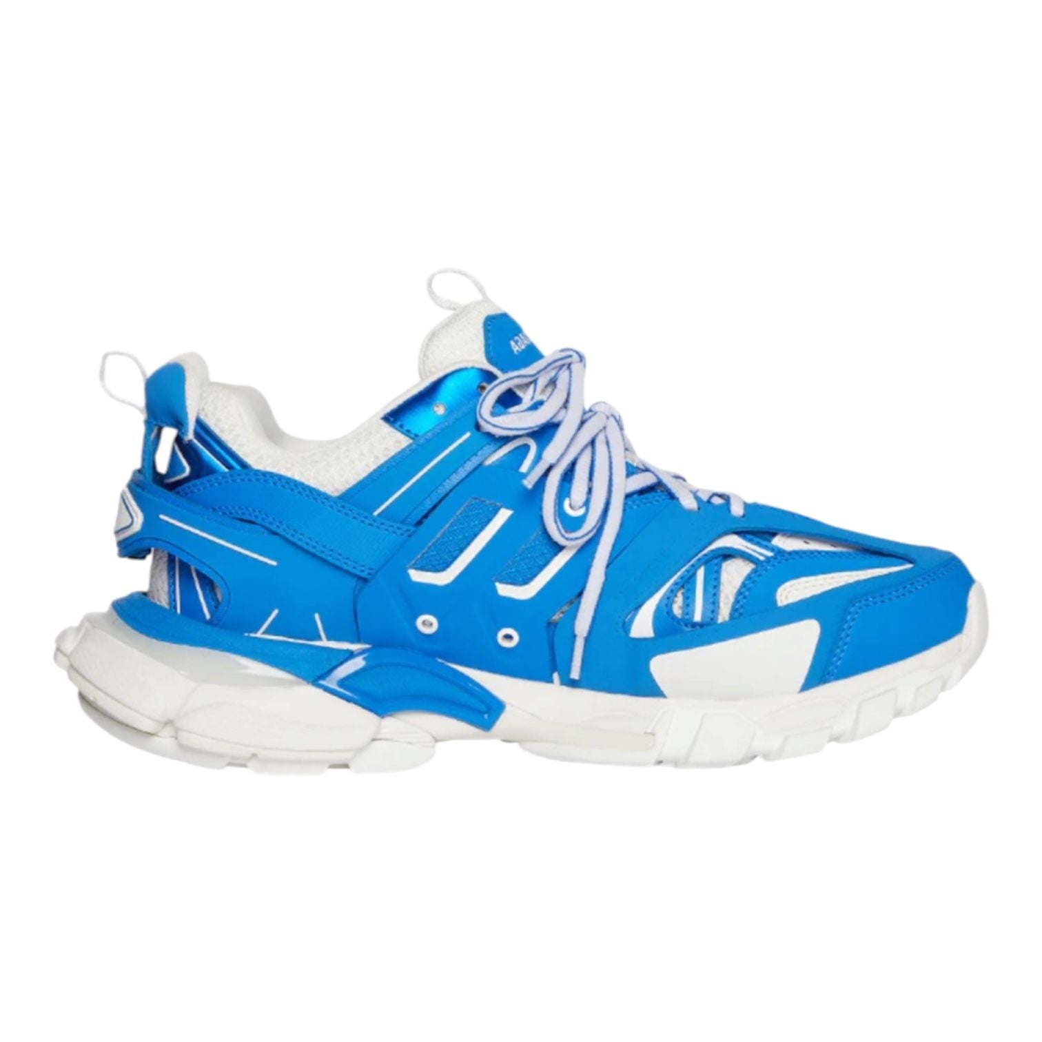 Balenciaga LED Track Runner (White/Blue) - Preowned