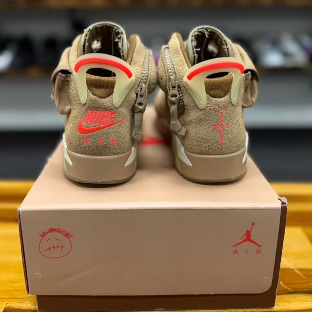 Jordan 6 Retro Travis Scott British Khaki - Preowned