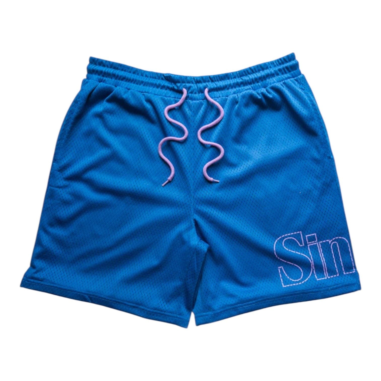 Sinclair Outline Mesh Shorts (Navy)