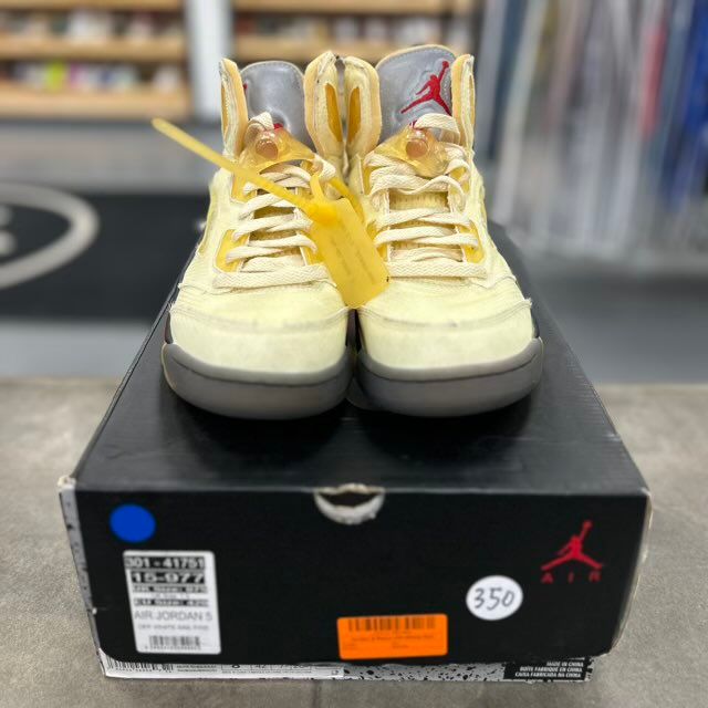 Jordan 5 Retro Off-White Sail - Preowned