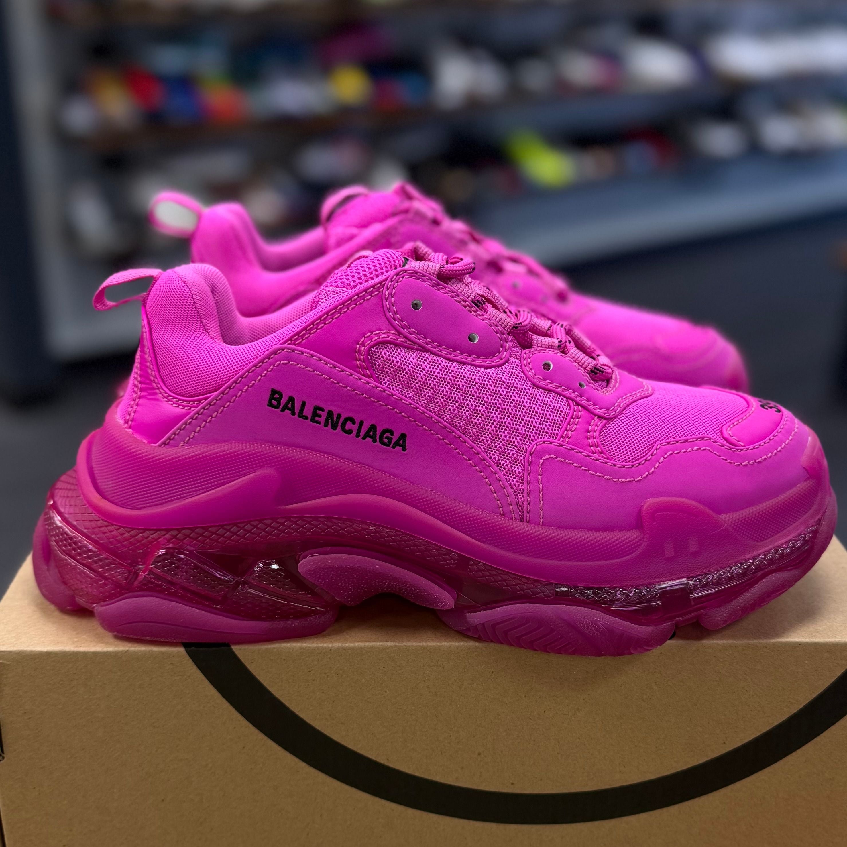 Balenciaga Triple S Clear Sole Pink (Women's) - Preowned
