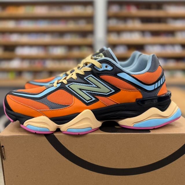 New Balance 9060 Sun Glow Team Sky Blue - Preowned